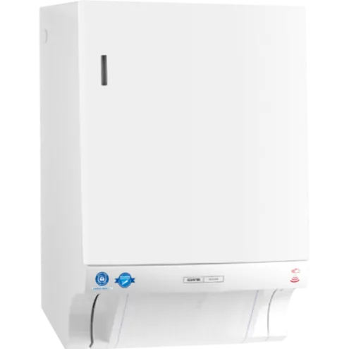 Stoffhandtuchspender CWS Paradise Dry Slim NT (berührungslose Bedienung) - Ansicht links