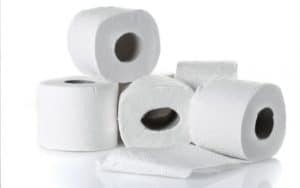 Toilettenraum - Ausschnitt mit Toilettenpapierspender - Spender für Toilettenpapier Toilettenraum - Ausschnitt mit Toilettenpapierspender - Spender für Toilettenpapier