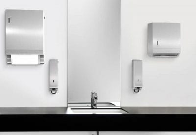 Trendfarben » Schwarz-Weiss-Grau « Waschraumhygiene