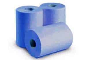Rollenpapier-dreilagig-blau für Rollenpapierspender PureLine Paperroll - für eine komfortable Händetrocknung