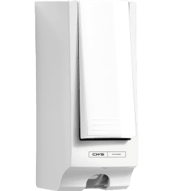 Toilettensitzhygiene - Spender Seatcleaner weiß- Ansicht links